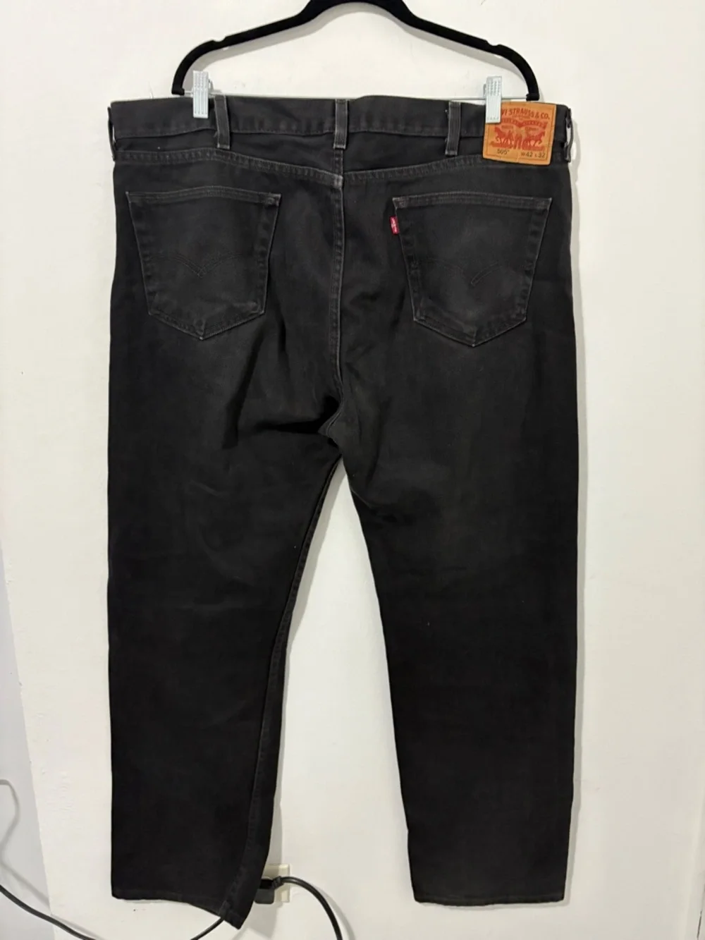 Levi's 501 Black Jeans Men's Size 42 x 32